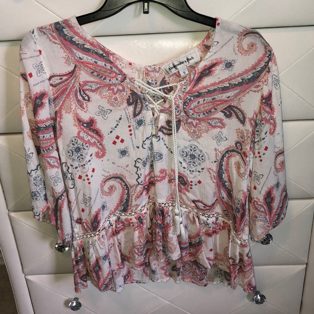 Abercrombie & Fitch paisley shirt